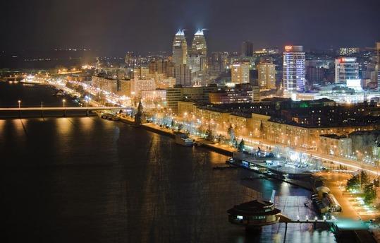 Апартаменти Іва В Центрі На Набережній Dnipro Eksteriør billede